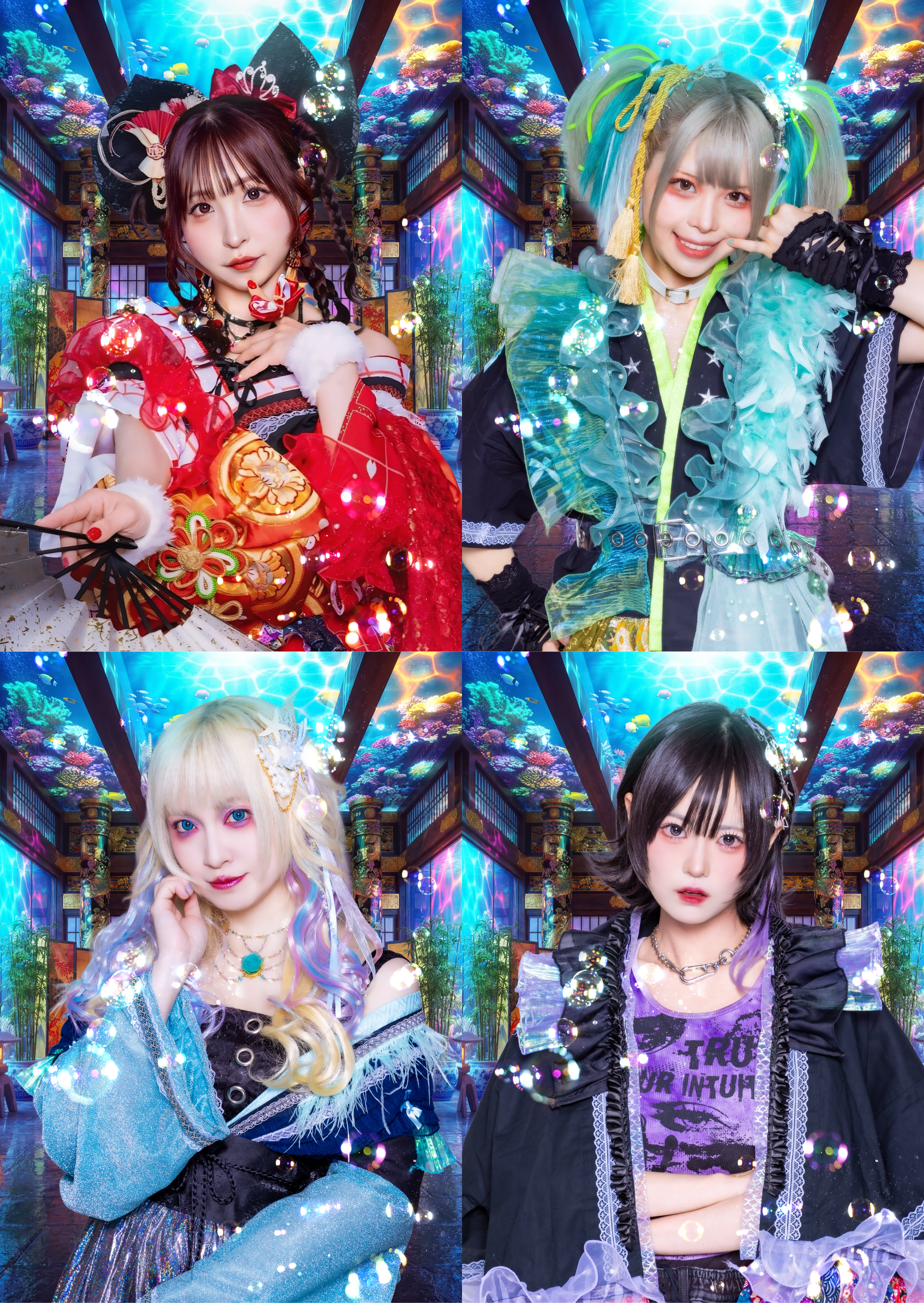 天女神樂 出演メンバー：杏、巫波瑠、酒呑紫、鳴海旭